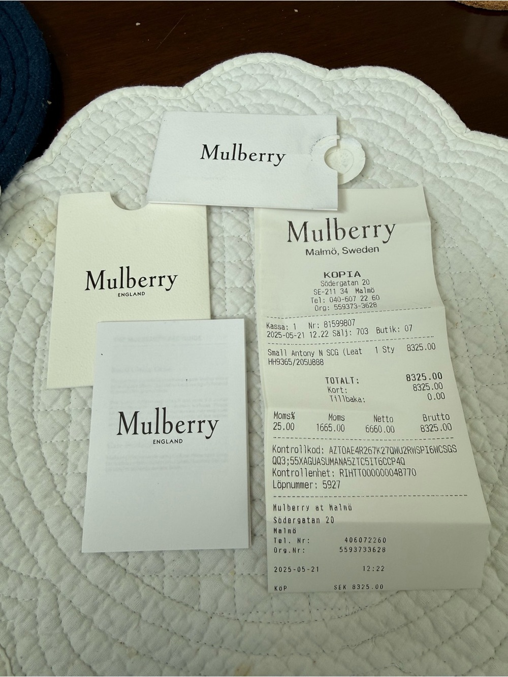 Mulberry Small Antony Crossbody Bag - Picture 7 of 8